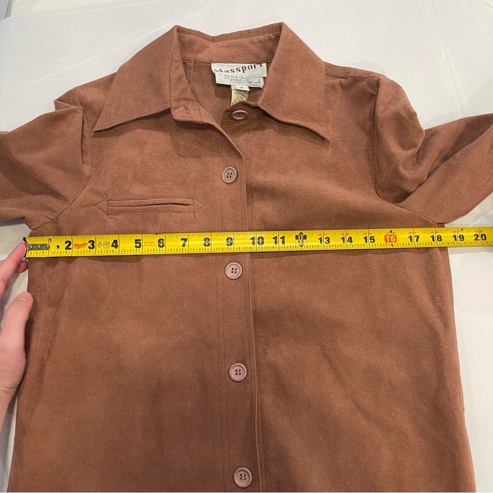 Blassport Vintage Suede Dress Size 8 Western - GUC